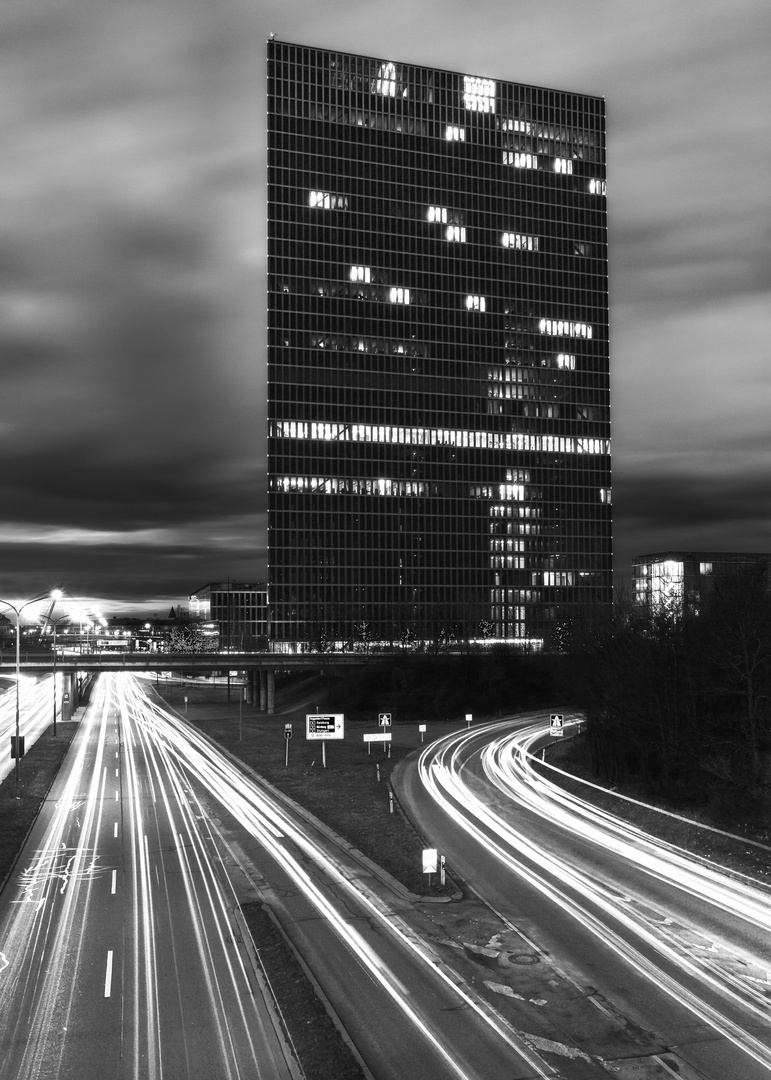 Munich Twin Towers In Infrared