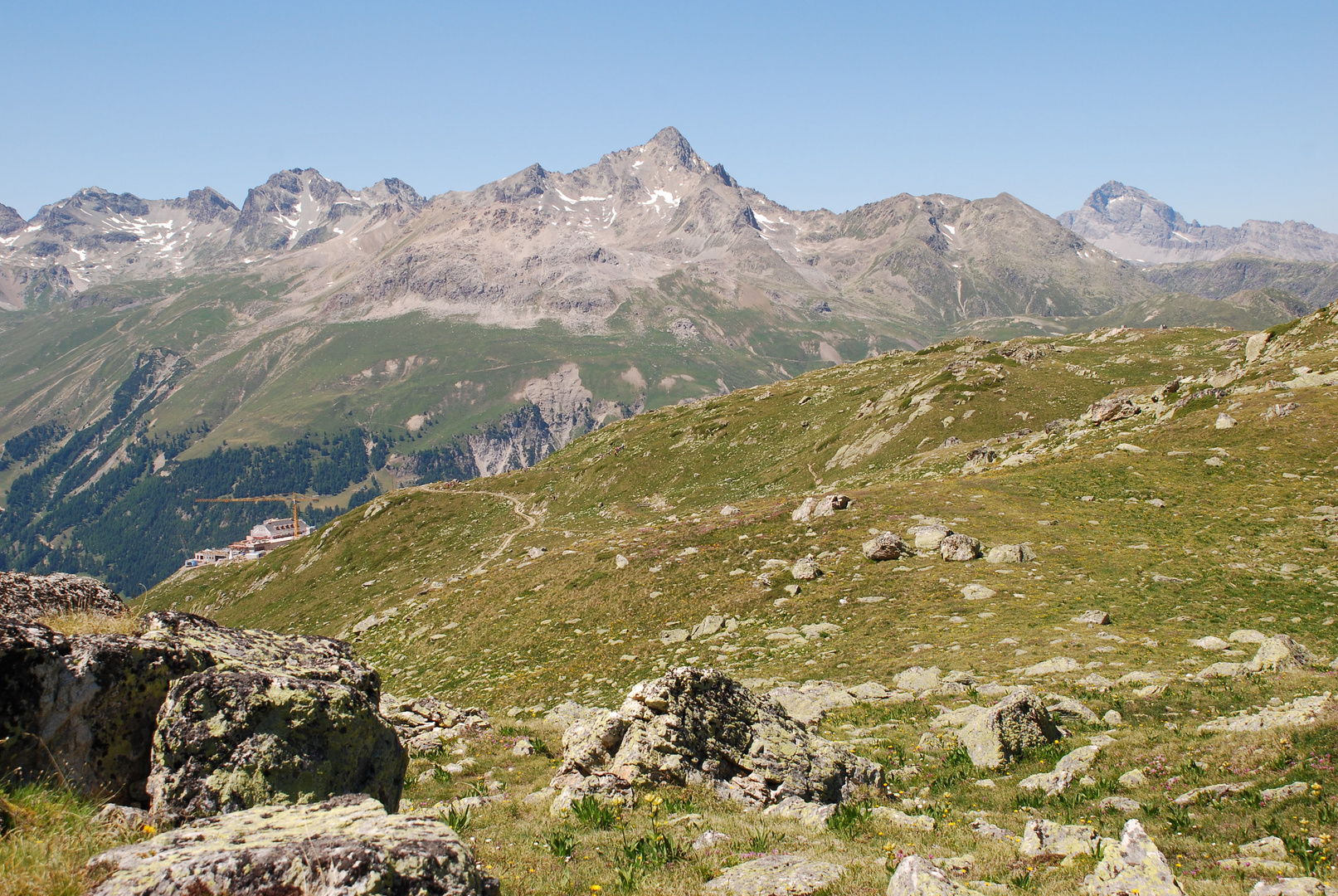 Muottas Muragl,ein Sonnenbrennpunkt hoch oben im Engadin