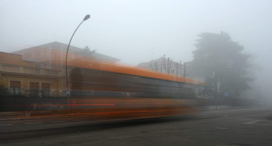 muoversi nella nebbia