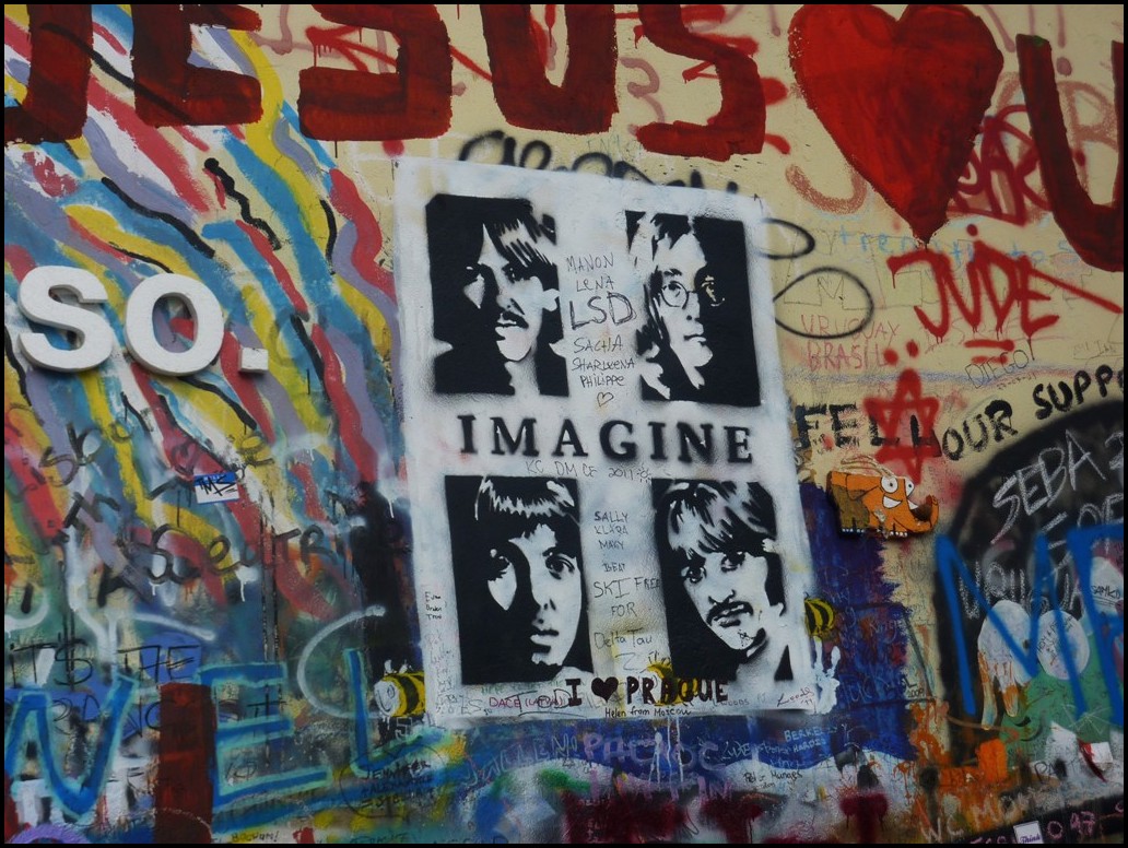 mur de la LIBERTE ou, mur John Lennon