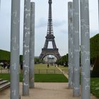 Mur de la Paix - Mauer für den Frieden - Eiffelturm