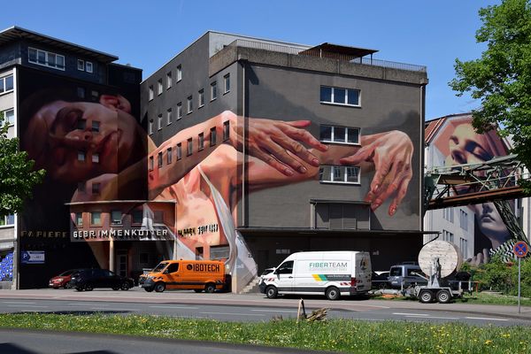 Mural "Cafe Müller" / Streetart / Wuppertal