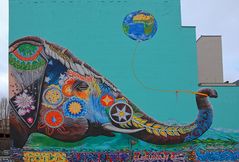 Mural - der Elefant