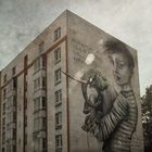 Mural Festival 2018 Berlin Moabit Artist: Onur, Wes21, Herakut