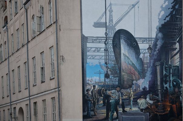 Mural in Helsingør