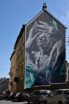 Mural "In your Hands" / Streetart / Wuppertal