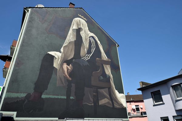 Mural "King of Nothing" / Streetart / Wuppertal