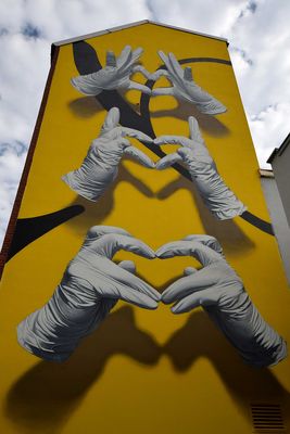 Mural "Love Gloves Series" /Wuppertal