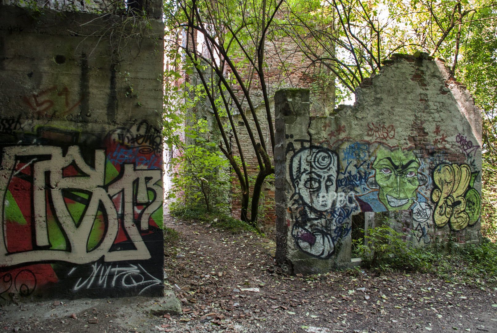 Murales, antiche fornaci di Caldè