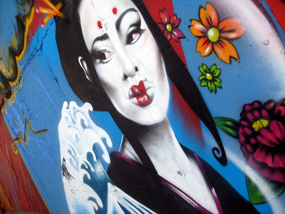 MURALES DI GEISHA