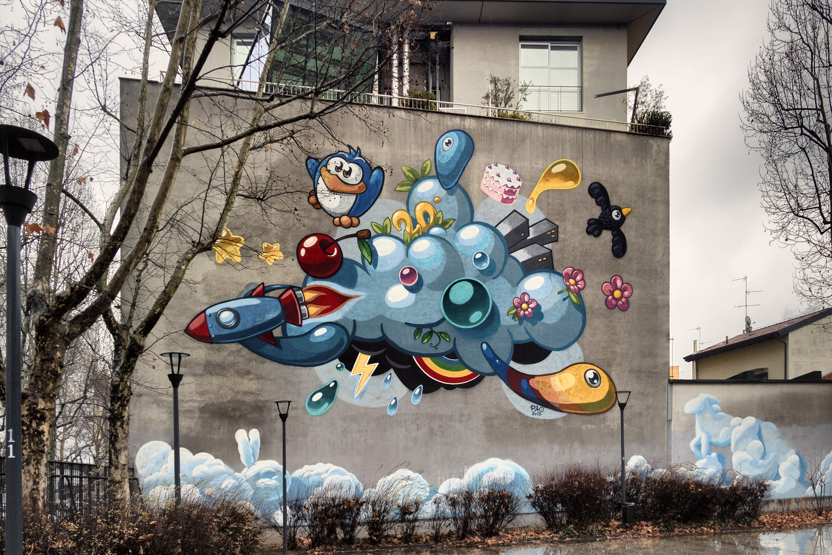 Murales in Viale Jenner, Milano