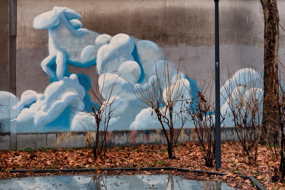 Murales nei giardini di viale Jenner, Milano