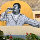 Murales per Alvaro Amici al quartiere Garbatella