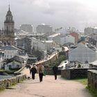 Muralla de Lugo: amenaza de lluvia