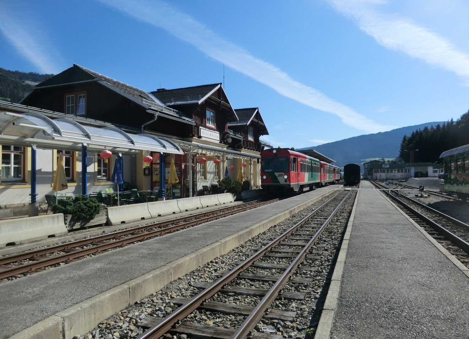 Murau der Zug nach Tamsweg