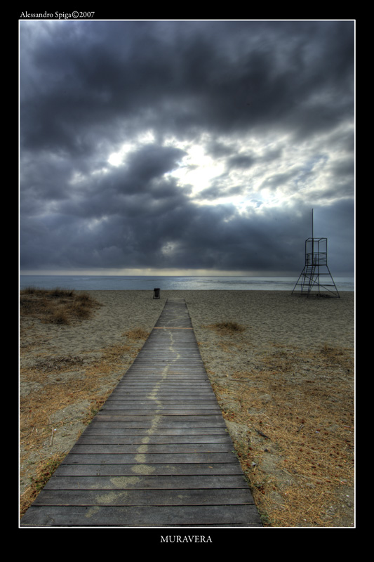 Muravera beach in HDR