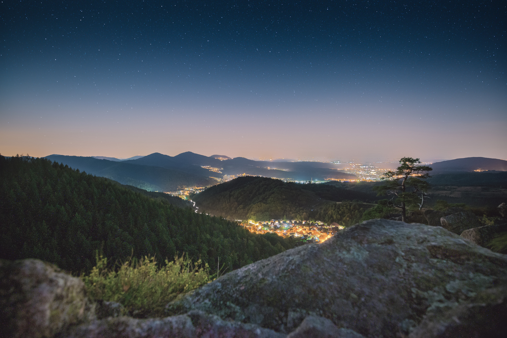 Murgtal bei Nacht Foto & Bild landschaft, naturlandschaft bei nacht, wald Bilder auf