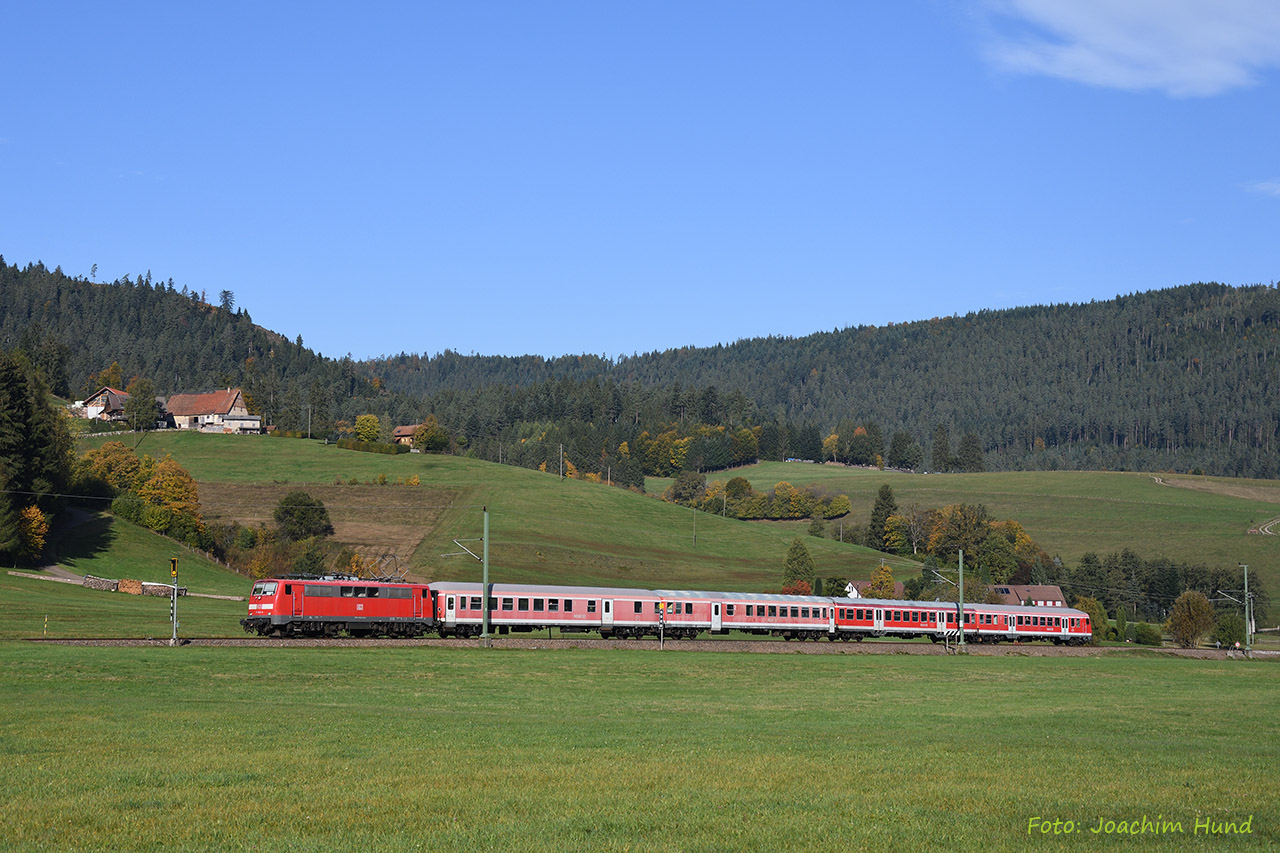 Murgtaler Radexpress letztmals mit Baureihe 111