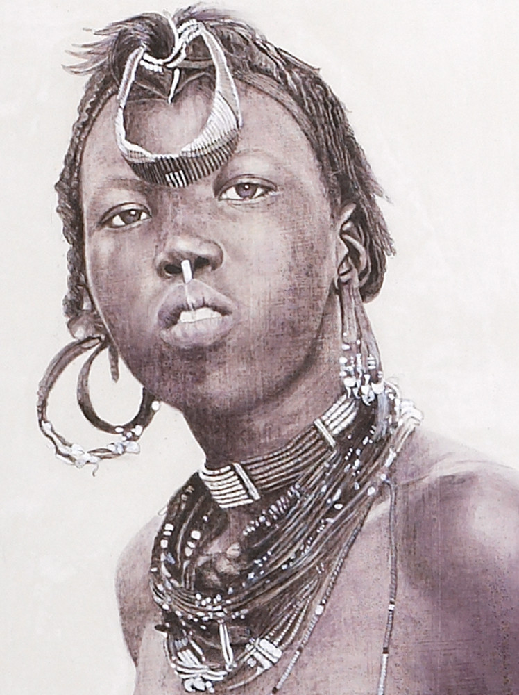 Murle girl-sudan (detail)