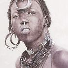 Murle girl-sudan (detail)