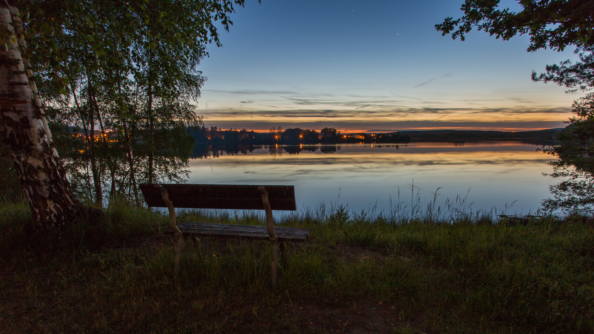 Murner See bei Nacht