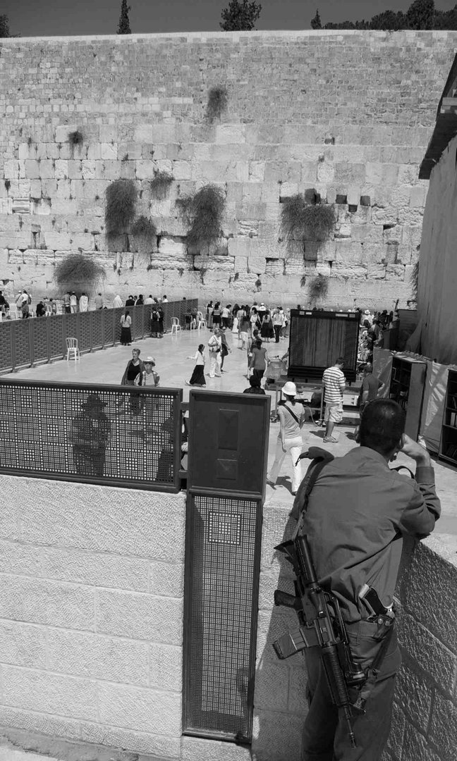 muro del pianto -Gerusalemme agosto 2008