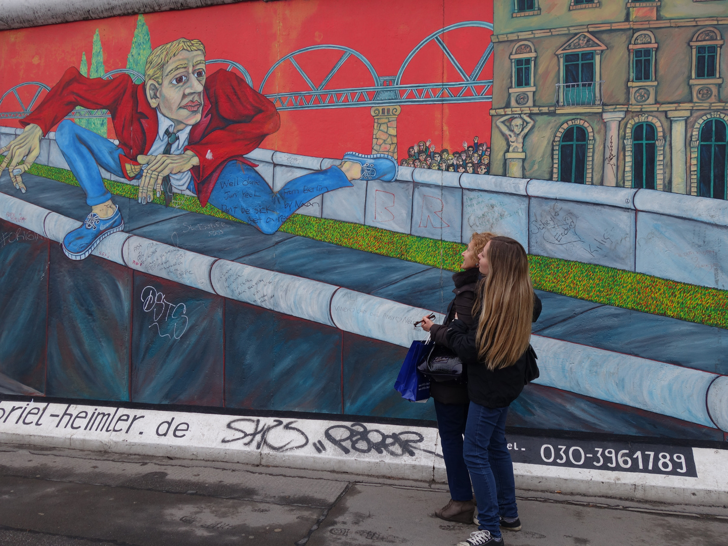 Muro di Berlino (Berliner Mauer) 25 anni dopo...