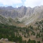 Muro di roccia in Val Maira