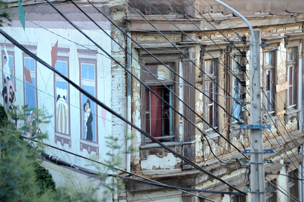 Muros y cables de Valparaíso