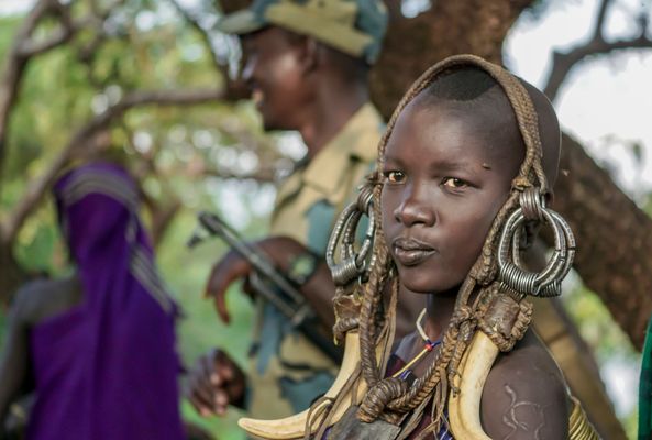 Mursi-Omorate Aethiopien