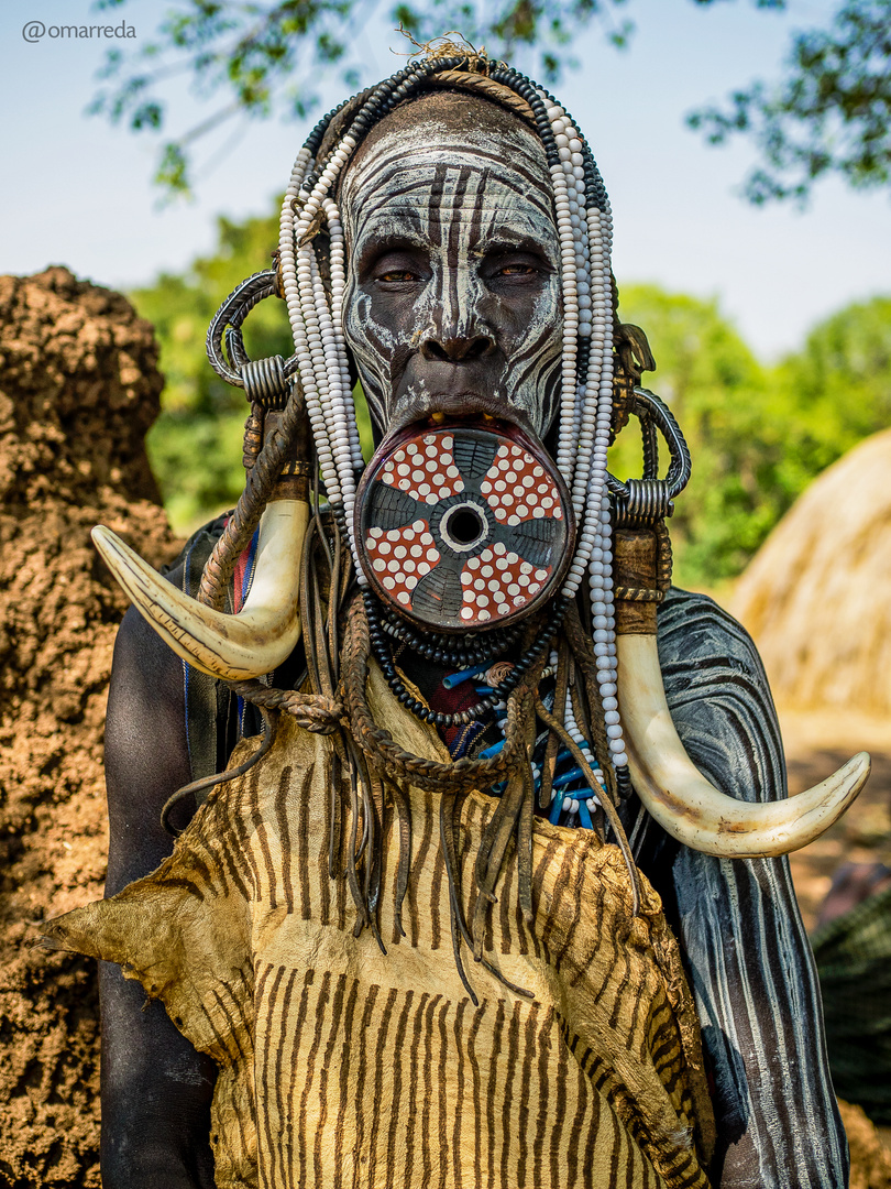 Mursi Tribe Woman