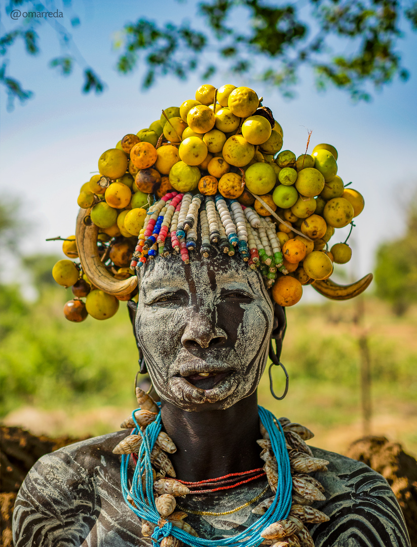 Mursi Tribe Woman