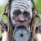 [ Mursi Tribe Woman with Lip Plate ]