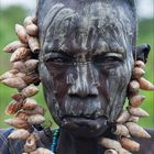 [ Mursi Tribe Woman with Shells ]