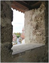 Murten durchs Turmfenster