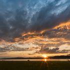 Murten - Sonnenuntergang am Strand