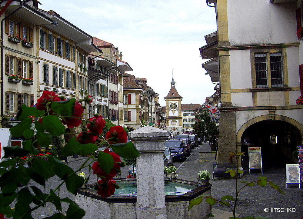 Murten, Zähringerstadt, Geburtsort von Jeremias Gotthelf