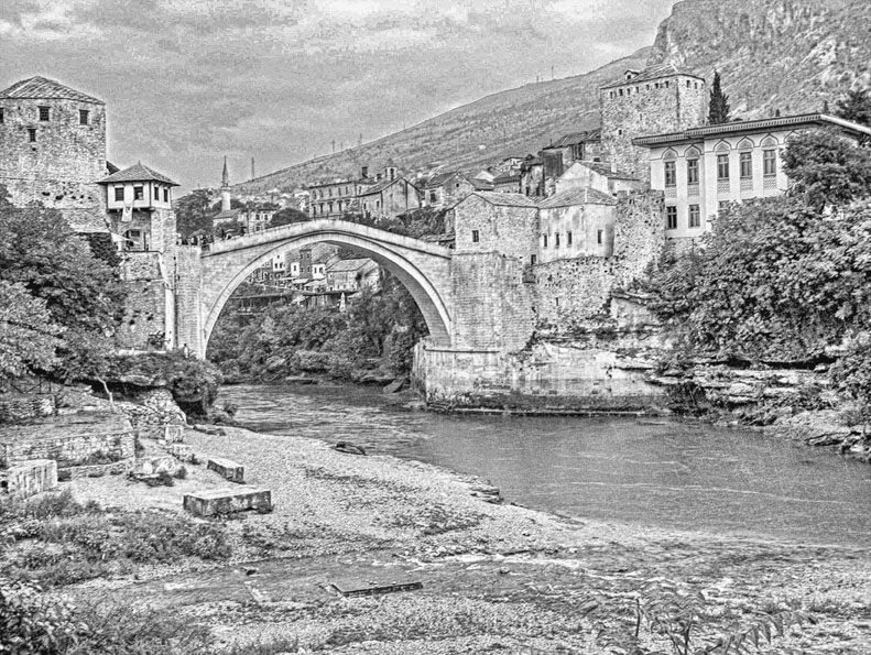 Musala - Brücke über die Neretva