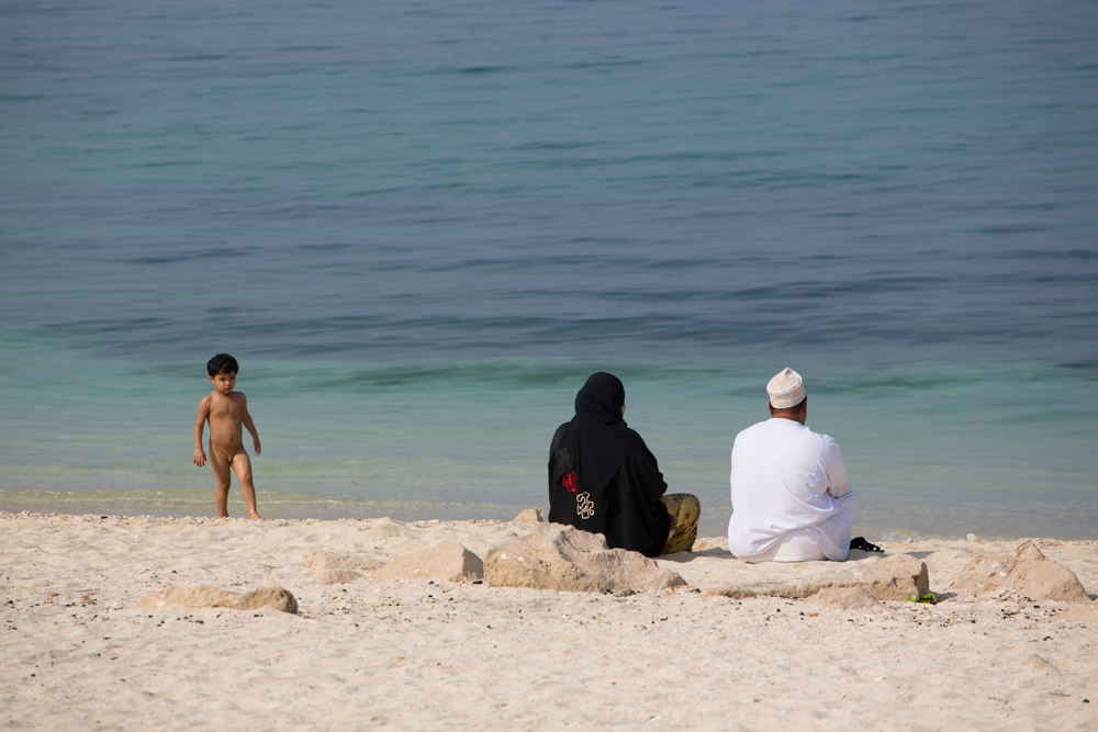 Muscat - Famiglia al mare