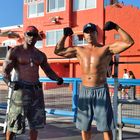 Muscle Beach Posing