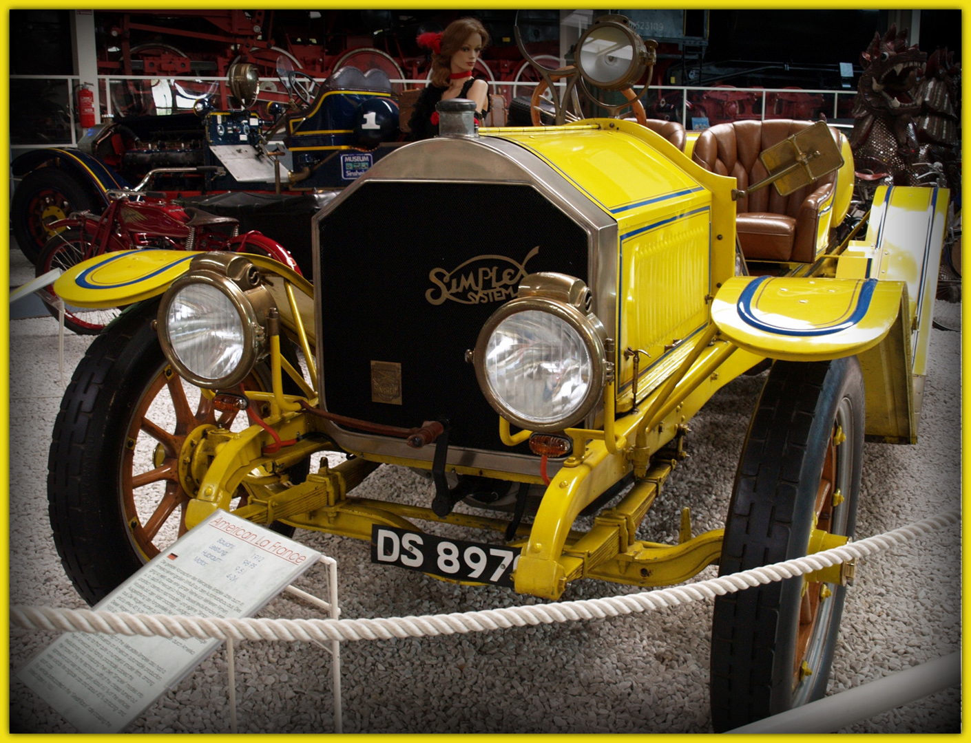 Musée de l’automobile de Sinsheim: American La France Simplex 1912 Auto- und Technikmuseum Sinsheim