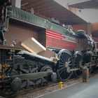 MUSEE DU CHEMIN DE FER A MULHOUSE- LOCOMOTIVE A VAPEUR