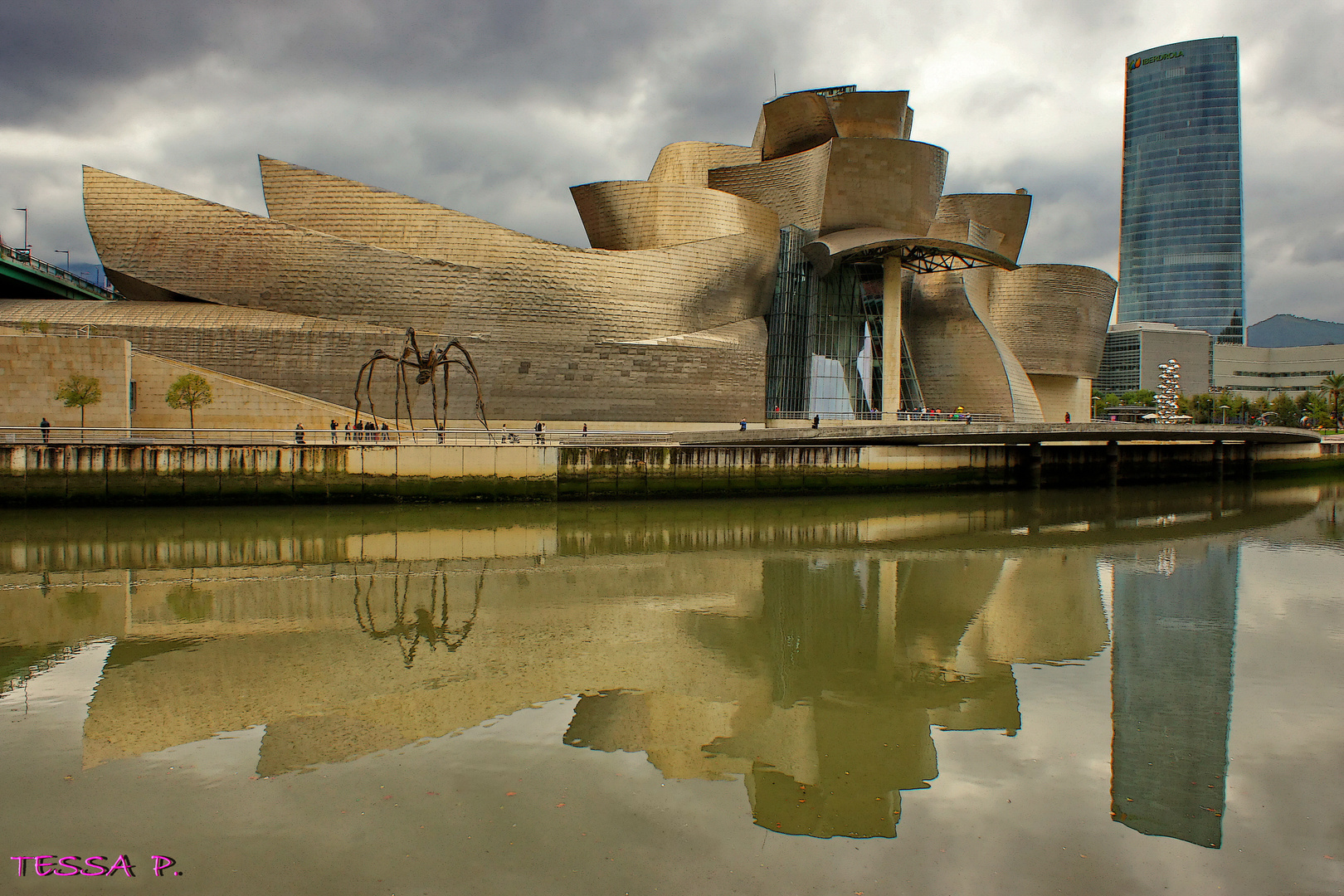 MUSEO GUGGENHEIM ............ EL ICONO DE BILBAO. Dedicada a MONTSE TRILLA.