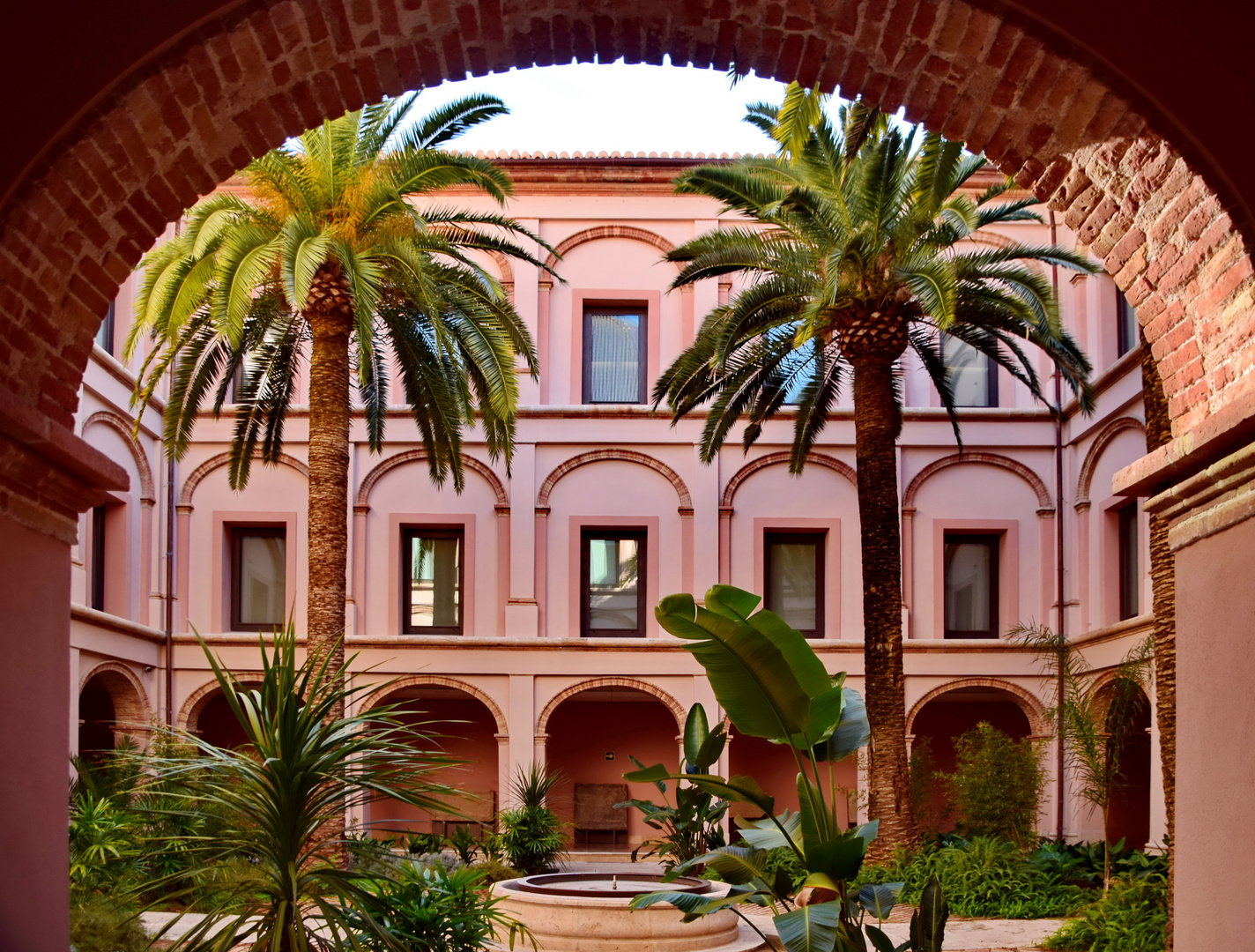 Museum Bellas Artes, der rosa Patio