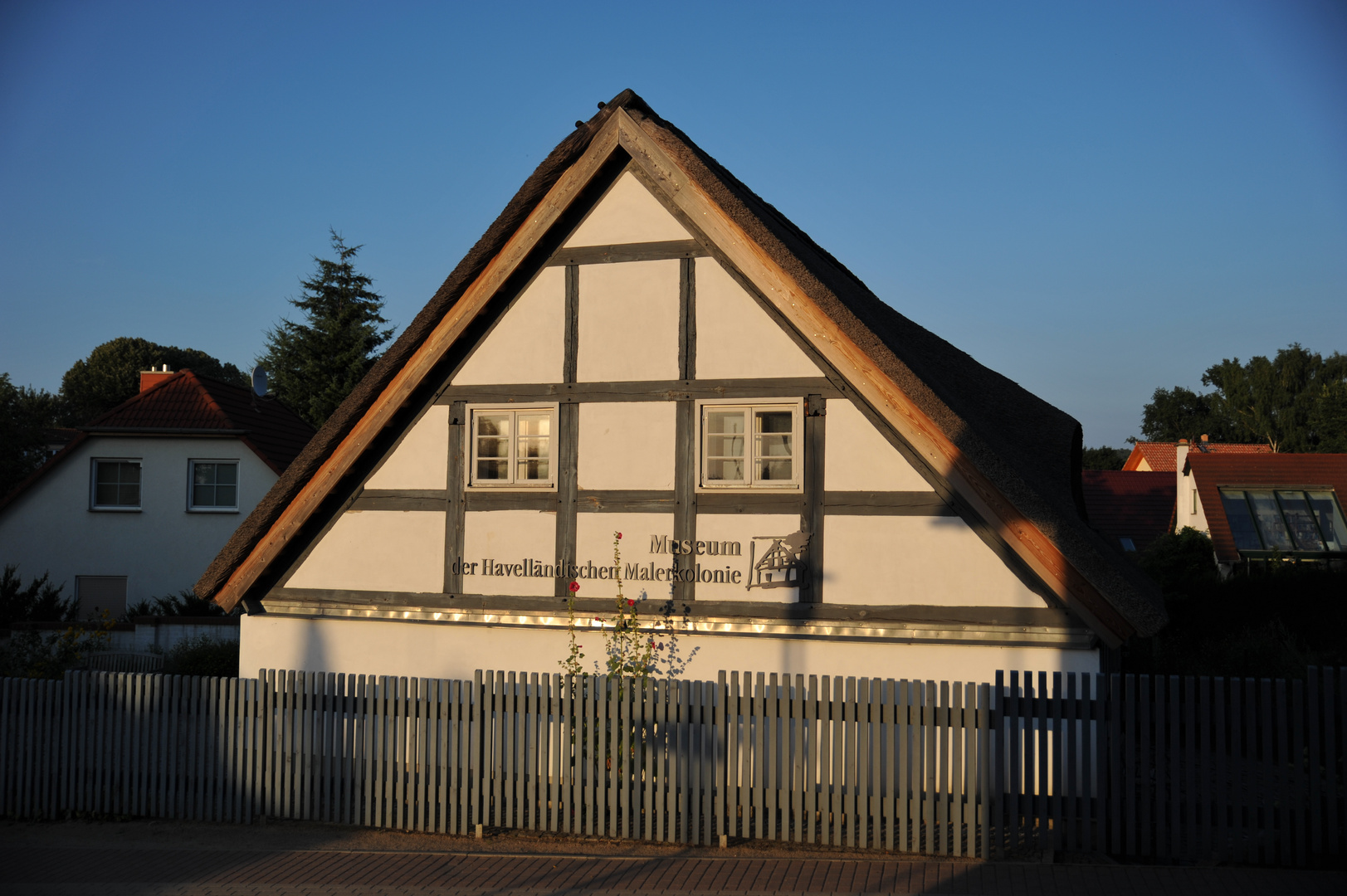 Museum Malerkolonie Ferch in der Abendsonne