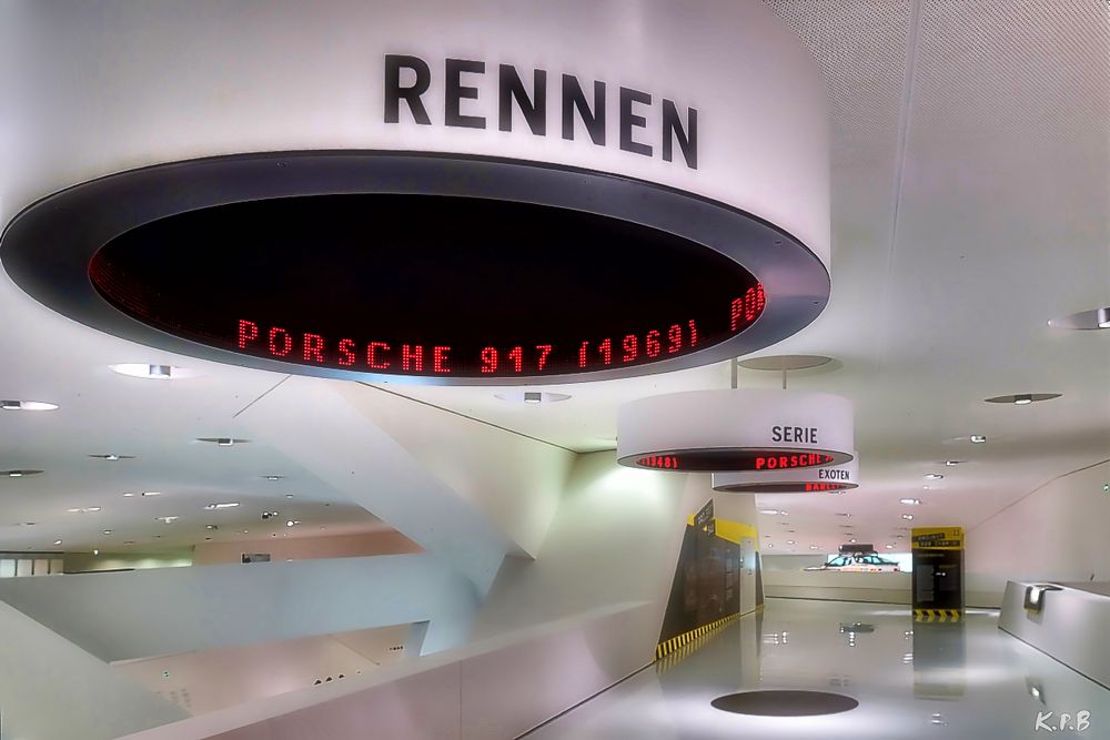 Museumsansichten Porsche Museum