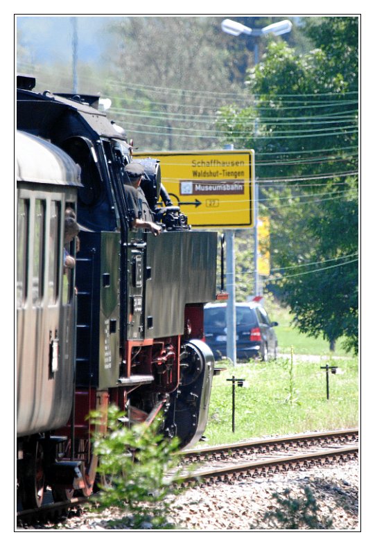 Museumsbahn: Rechts abbiegen!