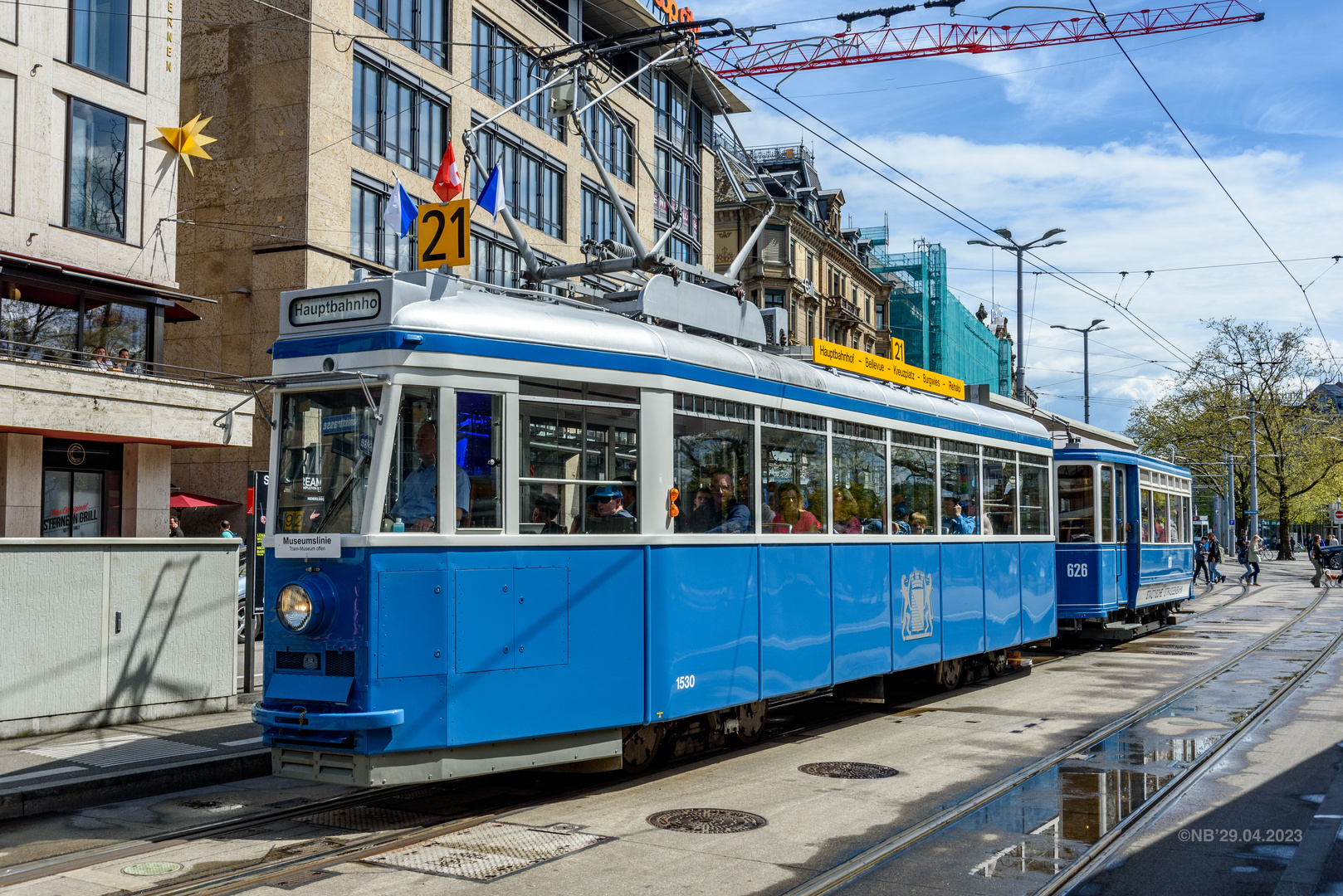 Museumsbetrieb bei den Zürcher Museumstrams