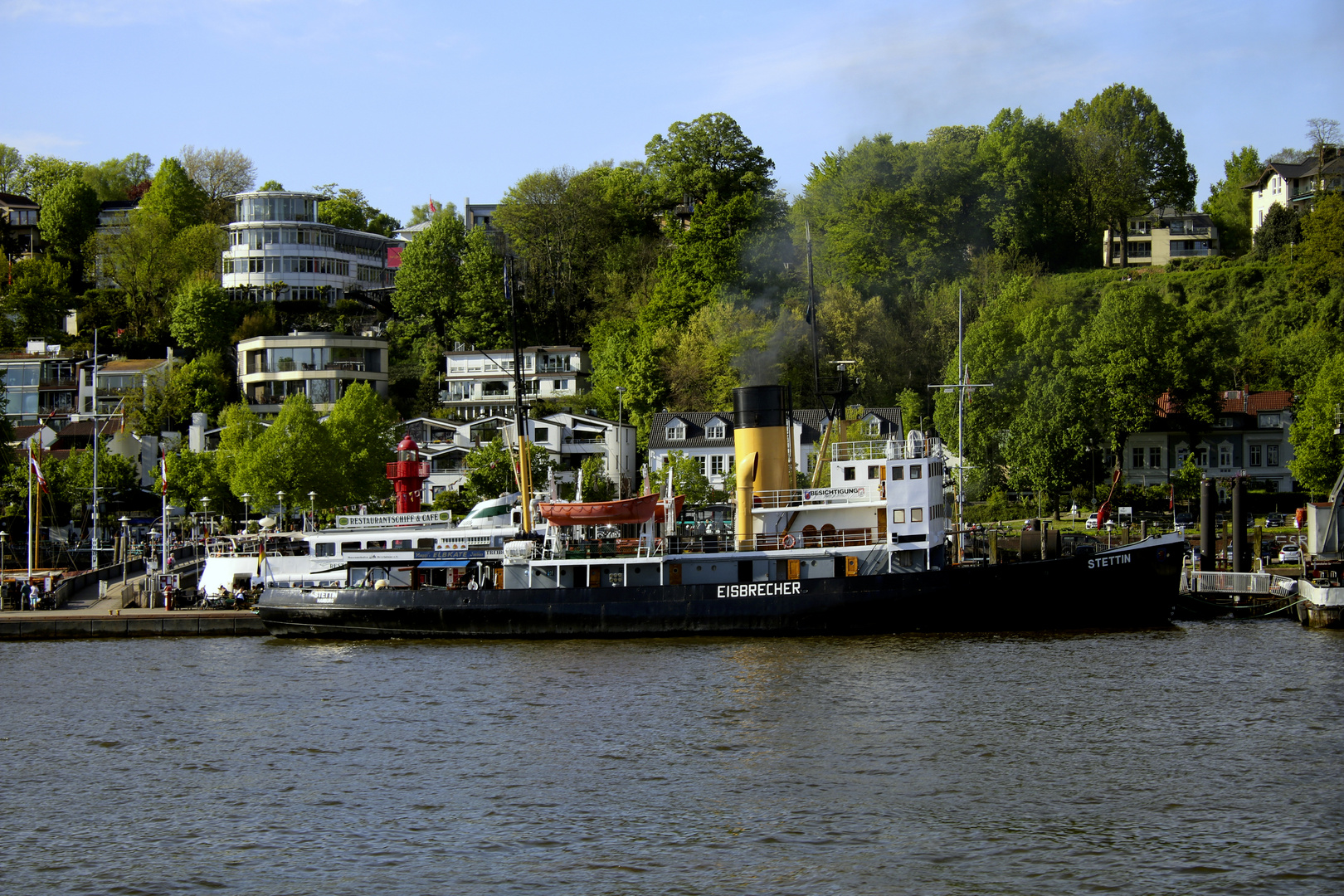 Museumsdampfer 'Stettin' in Neumühlen, Hamburg