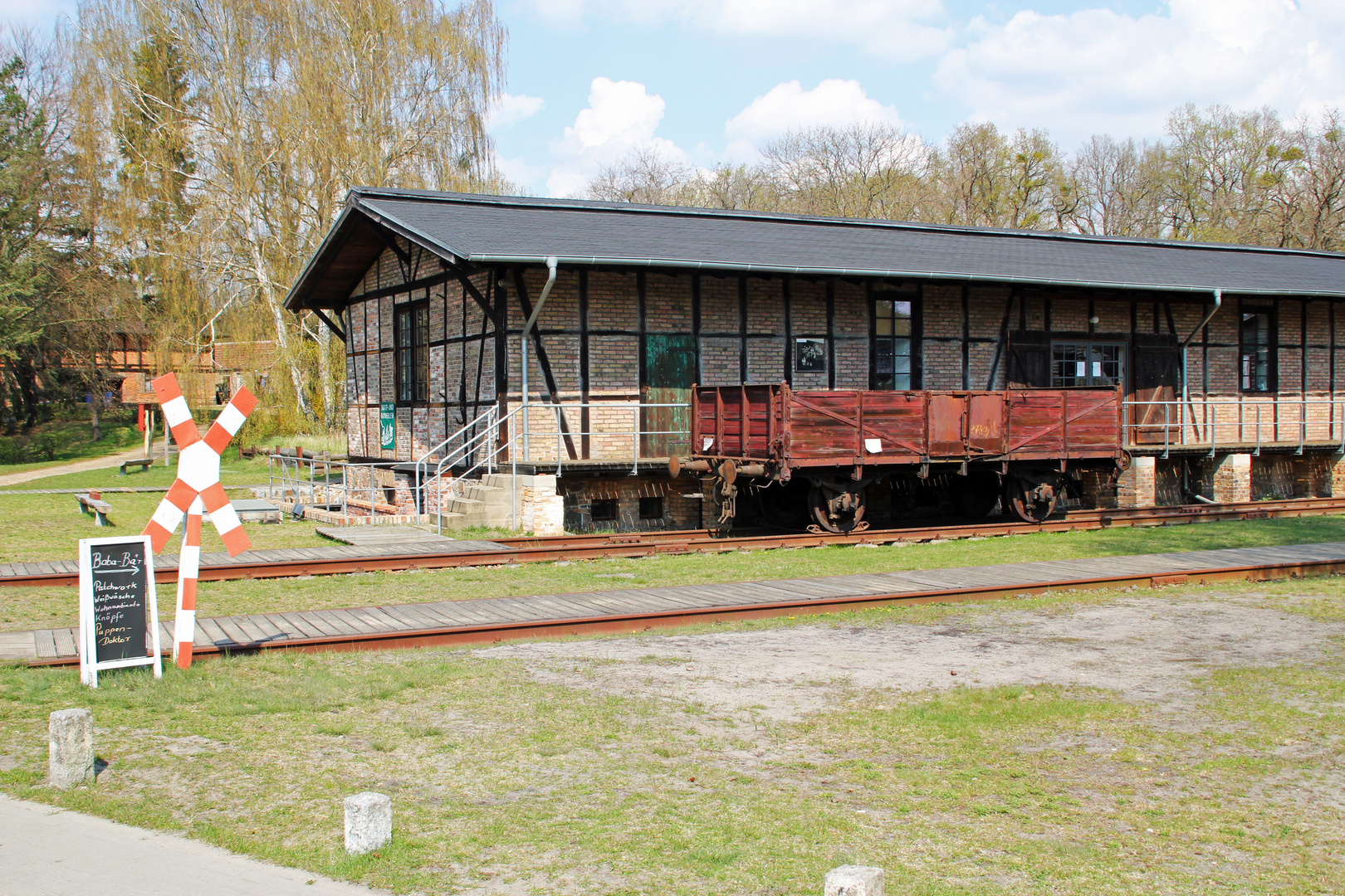 Museumsdorf Glashütte: Ladeschuppen der Glashütte